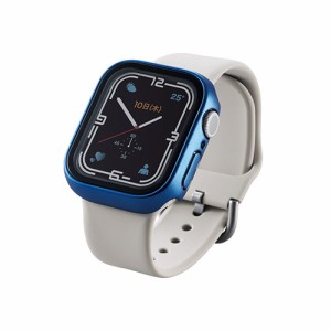 エレコム Apple Watch41mm用フルカバーケース プレミアムガラス セラミックコート AW-21BFCGCNV