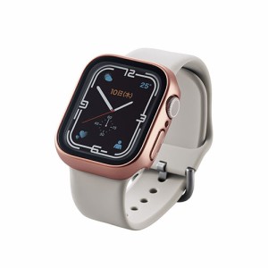 エレコム Apple Watch41mm用フルカバーケース プレミアムガラス 高透明 AW-21BFCGGD