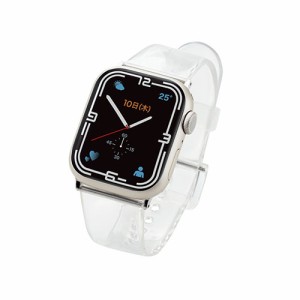 エレコム Apple Watch用クリアバンド(41/40/38mm) AW-41BDUCCR