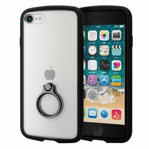 エレコム iPhone SE 第3世代 TOUGH SLIM LITE フレームカラー リング付 PM-A22STSLFCRBK