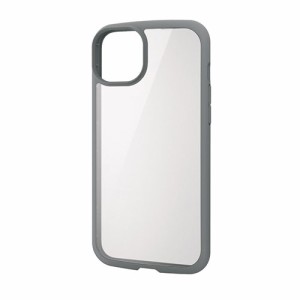 エレコム iPhone 14 Plus TOUGH SLIM LITE フレームカラー PM-A22BTSLFCGY