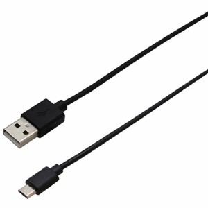 wantobe MicroUSBケーブル充電・通信用 WSMC100BK