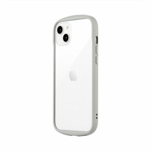 LEPLUS NEXT iPhone 14 Plus 耐衝撃ハイブリッドケース Cleary ライトグレー LN-IA22PLCLGY