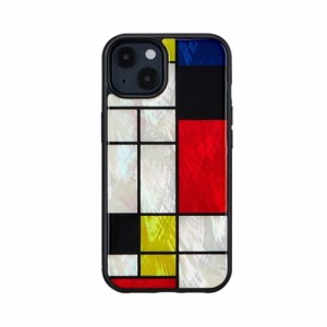 ikins 天然貝ケース for iPhone 13 Mondrian I21056i13