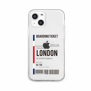 dparks ソフトクリアケース for iPhone 13 london DS21164i13