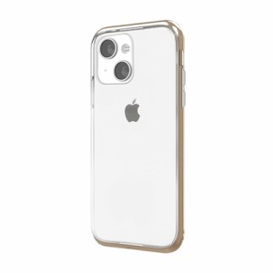 motomo INO LINE INFINITY CLEAR CASE for iPhone 13 Chrome Gold MT21571i13GD