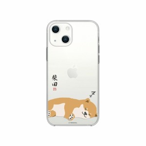 abbi FRIENDS しばたさんソフトクリアケース for iPhone 13 mini 昼寝 ABF21704i13MN