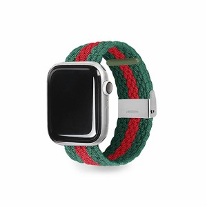 EGARDEN LOOP BAND for Apple Watch 41/40/38mm グリーン&レッド EGD23114AW
