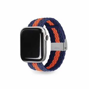 EGARDEN LOOP BAND for Apple Watch 41/40/38mm ネイビー&オレンジ EGD23115AW