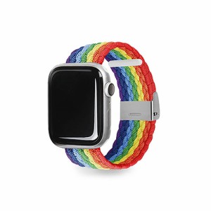 EGARDEN LOOP BAND for Apple Watch 41/40/38mm レインボーストライプ EGD23116AW