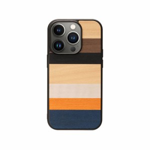 Man & Wood 天然木ケース for iPhone 14 Pro Province 背面カバー型 I23632i14P