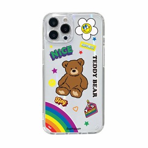 BOOGIE WOOGIE オーロラケース for iPhone 14 Pro Teddy Bear 背面カバー型 BW24106i14P