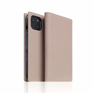 SLG Design Full Grain Leather Case for iPhone 14 ライトクリーム 手帳型 SD24306i14LC
