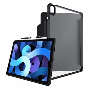 ITSKINS Hybrid Solid Folio for iPad Air ( 4th ) [Black] APDA-HBSFO-BLCK-FRONT