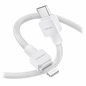 デジフォース Type-C to Lightning Cable ライトニングケーブル 1m ホワイト D0075WH