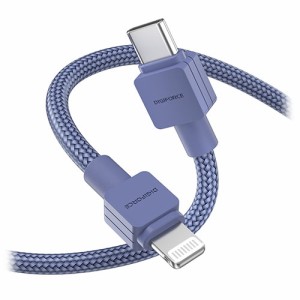 デジフォース Type-C to Lightning Cable ライトニングケーブル 1m ネイビーブルー D0075NB