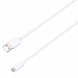 【5個セット】BAUT microUSB 高出力対応ケーブル 2A 2.0m WH BUSM200WHX5