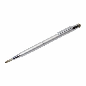 ミヨシ なめらか筆タッチペン付き ファイバ-ヘッドタッチペン シルバ- STP-11/SL