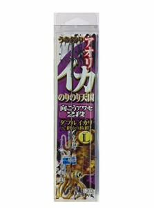 ささめ針(SASAME) I-2 イカのりのり天国 向こうアワセ仕掛 黒 堤防仕掛 アオリイカ