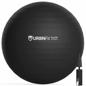 URBNFit バランスボール 55cm/65cm/75cm, スポーツ エクササイズ ボール, ヨガ ピラティス フィットネス, バランス ボール 椅子, ノンバ