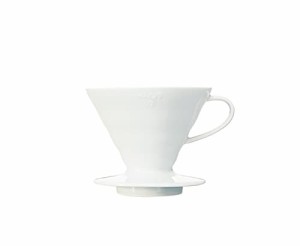 HARIO(ハリオ) V60 透過ドリッパー 02 セラミック ホワイト 1*4杯用 コーヒー ハンドドリップ 日本製 VDCR-02-W