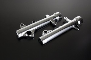 バイクパーツセンター(Bike Parts Center) メッキパーツ メッキフロントフォークカバー スズキ スカイウェイブ CJ44A 303084