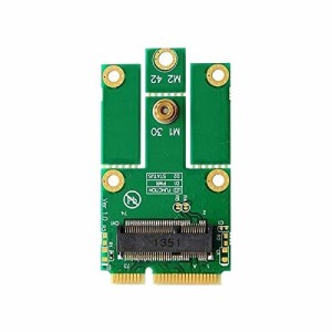 M.2（NGFF）*mini PCI express変換 WiFi*Bluetooth WLAN 無線LANカードなど モジュール用変換アダプタ Key E