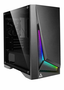 Antec ARGB搭載、強化ガラス仕様のMicro ATX対応コンパクトPCAntecケース DP301M BLACK