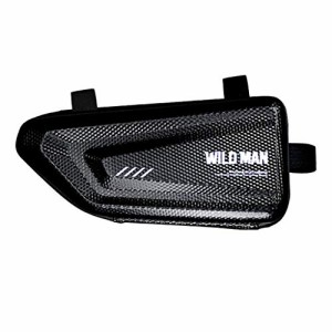 WILD MAN 防雨ハードシェルトライアングルバイクサドルバッグ 座席の下のフレーム ロードマウンテンサイクリング用