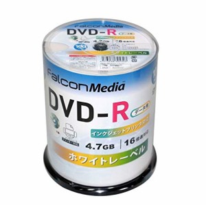 FalconMedia 1回記録(データ）用 DVD-R BE032(片面1層/1-16倍速/100枚)