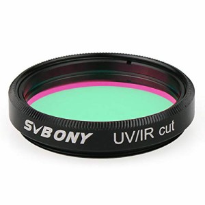 SVBONY フィルター UV IRカットブロックフィルター マルチコーティング赤外線フィルター CCDカメラ干渉UVフィルター 1.25インチDSLRカメ