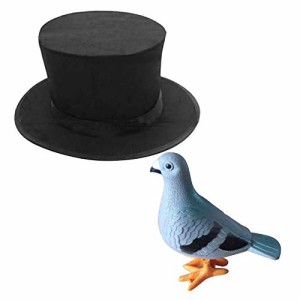 Island chief マジックハット 手品 帽子 マジック用帽子 手品道具 鳩のおもちゃ付属 (2点セット)