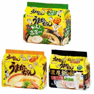 うまかっちゃん 15食セット(オリジナル5食*からし高菜5食* 濃厚新味5食) *だしの素4gセット