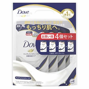 Dove(ダヴ) ボディソープ(ボディウォッシュ) プレミアム モイスチャーケア 詰替え用 360g*4個セット ボディーソープ やわらかなフローラ