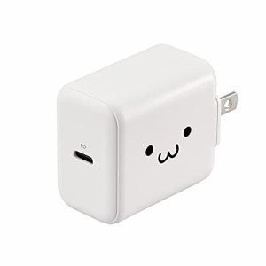 エレコム USB コンセント 充電器 20W ( USB PD対応 ) Type-C*1 ホワイトフェイス MPA-ACCP17WF