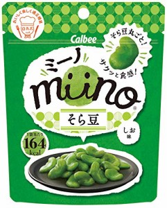 カルビー ｍｉｉｎｏそら豆しお味 28g*12袋 おつまみ おやつ お菓子 ミーノ そら豆 ロカボ