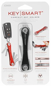 KeySmart（キースマート）コンパクト キー オーガナイザー、鍵 ホルダー、キーホルダー - かぎ14個、車キーフォブも付けれる