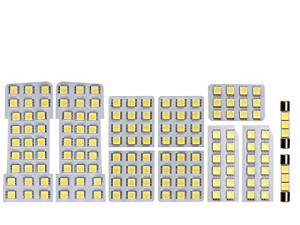 10系 アルファード 専用設計 純白 ホワイト LED ルームランプ 11点セット ANH10W/MNH10W/ATH10W 前期/後期 対応