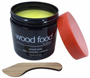 “Wood Food” 天然艶出し蜜蝋ワックス (ブラッドオレンジ, 180ml)