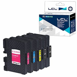 LCL RICOH用 リコー用 GC-41 GC41 GC41K GC41C GC41M GC41Y （4色セット ブラック シアン マゼンタ イエロー） 増量 互換インクカートリ