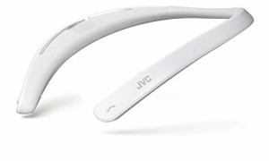 JVC NAGARAKU SP-A10BT-W ウェアラブルネックスピーカー ワイヤレス Bluetooth 約20時間連続再生 本体約88g軽量設計 ホワイト
