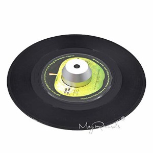 MayRecords 7インチEPレコード用アダプター アクセサリー 45回転 51g (銀)