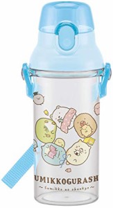 スケーター 子供用 水筒 クリアボトル 480ml すみっコぐらし おべんきょう PSB5TR