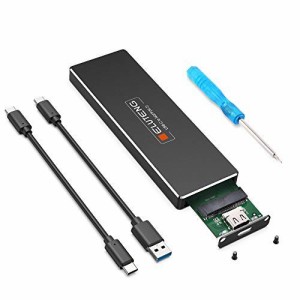 ELUTENG M.2 SATA NGFF SSD ケース Type-C to NGFF ハードドライブケース M.2 アダプタ SATA B key / B*M keyのみ対応 USB 3.1 Gen1 M.2 