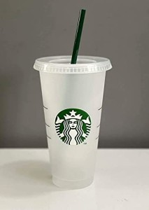 スターバックス サイレン ロゴ 再利用可能 プラスチックコールドカップ 24液量オンス