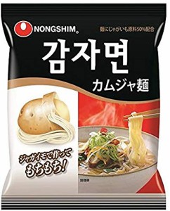 農心 カムジャ麺 ジャガイモラーメン ４食入り 安心の日本語パッケージ * 韓国ラーメン ？？？ じゃがいも を使った 麺のもちもち感が人