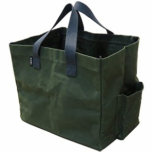 ホビ(HOBI)【日本製】サバイブトート25L(35*25*30cm) アウトドアトート 上質帆布 防水パラフィン加工 [無骨でタフ] (外側ポケット*2付き)