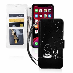 Iphone11 ケース 手帳型 スヌーピー キャラクター 可愛い 財布型 携帯電話 ケース カード収納 スタンド機能 携帯 カバー