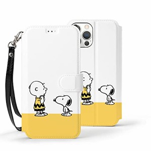 Iphone12 ケース Iphone12 pro ケース 手帳型 スヌーピー キャラクター 可愛い 財布型 携帯電話 ケース カード収納 スタンド機能 携帯 カ