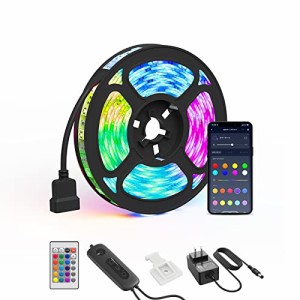 SwitchBot LED テープライト アレクサ スイッチボット - RGB 調光調色 マルチカラー 1600万色 ledテープ ライト Wi-Fi & Bluetooth 間接